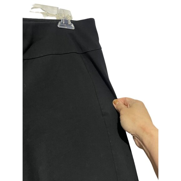 Susan Graver Weekend Women's Highwaist Pull On Jeggings Leggings Black Size M - Picture 3 of 5
